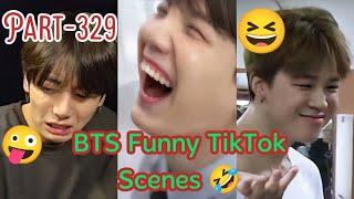 BTS Funny TikTok Videos In Hindi Dubbing  // BTS Comedy Moments  (Part-329)