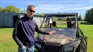 UTV Flip down windshield review, and why you shouldn't buy one