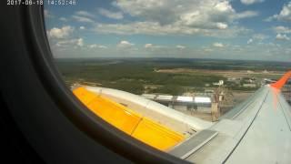 Взлет из Домодедово в Анталию на Embraer​ 190 AR