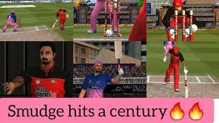 RR vs RCB | Smudge hits a century | CRICKETIFY!