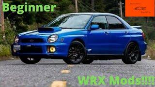 5 Starter WRX Mods!!!