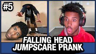 Falling Head JUMPSCARE PRANK on Omegle #5