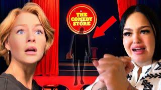 GHOSTS ATTACKED US At The World Famous Comedy Store W/ @CelinaSpookyBoo PART 1