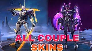 MOBILE LEGENDS ALL COUPLE SKINS!!!