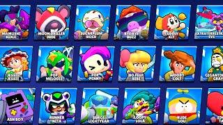 ALL 743 BRAWL STARS SKINS | #ToyStory X #BrawlStars