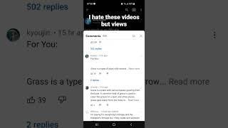 I hate these videos but views