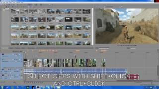 Sony Vegas Tutorial - How Disable Resample on all clips at once