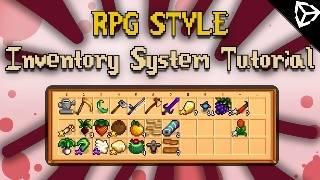 EASY RPG Style Inventory System in Unity | Tutorial