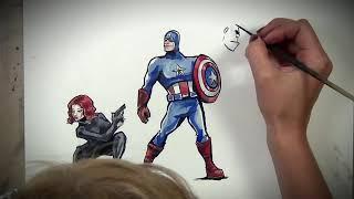 Illustrating the Avengers