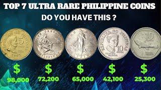 ULTRA RARE TOP 7  PHILIPPINE COINS WORTH MILLION DOLLARS.