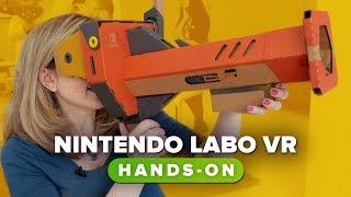 Nintendo Labo VR had us looking up a duck's butt