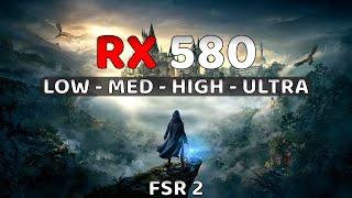 RX 580 8GB (2048SP) | Hogwarts Legacy | 1080P All Settings | FSR 2