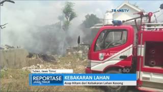 Kebakaran Lahan, Warga Tuban Panik