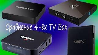 Обзор сравнения 4-ёх разных TV Box T95X, T95N Pro, X96,  Sunvell T95M