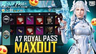 NEW A7 ROYAL PASS WITH FREE UPGRADE GUN AND MATERIALS