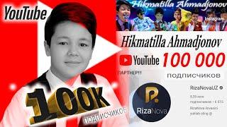 Hikmatilla Ahmadjonov Jonli Efir Youtubeda 100 000 Obunachi boldik jonli konsert