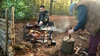 2 Days Bushcraft & Winter Fishing: Catch & Cook