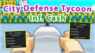 City Defense Tycoon | Inf. Cash / Auto Buttons / Rebirth Script