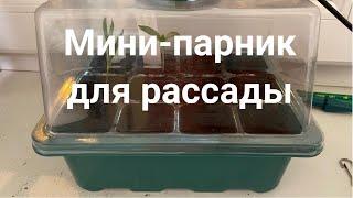 Мини-парник для выращивания рассады