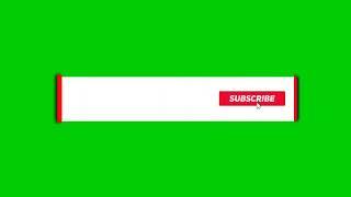 Youtube Subscribe Animation | Subscribe Green Screen | Green Screen Animation | 2022