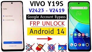 Vivo Y19s Frp Bypass Without Pc Android 14 | Vivo Y19s (V2423 - V2419) Google Account Bypass 2025