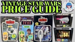 Vintage Star Wars Action Figure Price Guide | Huge Assortment | Die Cast Gems