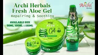 Fresh Aloe Gel Ad | Archi Herbals Natural Products | 2023