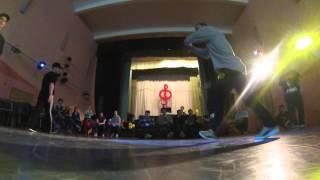 Gadkyi/Legioner vs Sapcer (Pro 2x2 1/8, Energy JAM 2014, spb) - #bboy #bgirl #breakdance