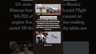 Captain Monica Khanna fearlessly landed SpiceJet Flight SG-723 after a bird strike