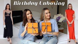 BIRTHDAY UNBOXING | TRANSITIONAL OUTFITS | HERMES, DOLCE, ALAIA | EMMA MILLER