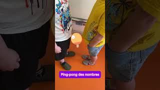 Ping-pong des nombres #maternelle #teacher #nombre #apprends #enfants #parenting
