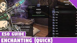 ESO Enchanting Guide - Quick Enchanting Guide for Elder Scrolls Online 2019