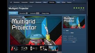 Multi Grid Projector Plug-in - Space Engineers Tutorial