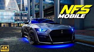 Need For Speed Mobile (Mustang GT500) Multiplayer Race Gameplay MaxGraphics 4k