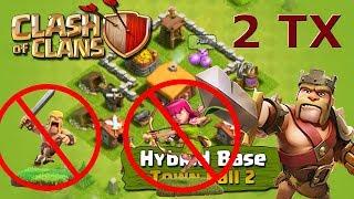 непобедимая база для 2 тх 2018 clash of clans РАССТАНОВКА ДЛЯ 2 ТХ