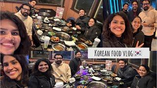 Korean Food Vlog| Korean Hotpot and BBQ️|First experience️| Self-preparation|American Malayali️