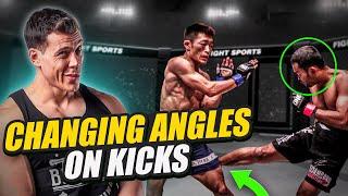 BE A "SNIPER" & LAND MORE KICKS BY CHANGING ANGLES | PART 2: KICKS | WWW.BAZOOKATRAINING.COM