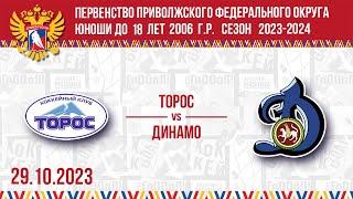 ТОРОС vs ДИНАМО ЮХЛ 29.10.23.