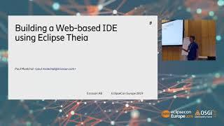 Building a web-based IDE with Eclipse Theia