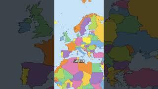 Only 4 Countries Never Attacked by EUROPEANS! #geography #maps #europe