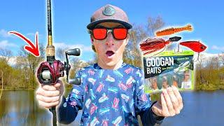 Fishing With Only RED Lures For Springtime GIANTS (Crazy Results)