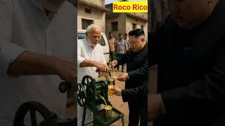 Pm Narendra Modi Vs King Jong un vs Ganna #funny #modi #ai