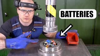 Batteries Vs. 150 Ton Hydraulic Press