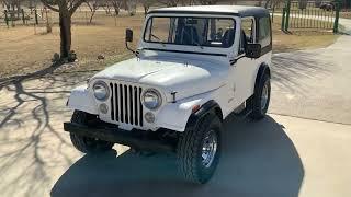 1984 Jeep CJ-7 258ci I6 3-Speed 4x4 PS 47k Miles 84-6443T