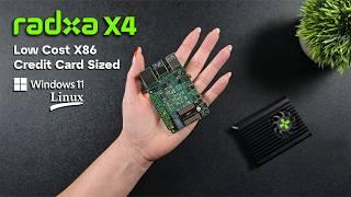 This New Credit Card Sized X86 SBC Runs Windows Or Linux! Radaxa X4