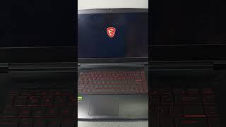 How fast Laptop MSI gaming GF63 thin boot #msi #laptop #fast #gaming #gamer #tech