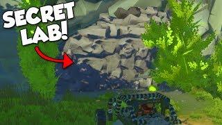 SECRET CAVE LAB! - Scrap Mechanic Terrain Update Gameplay & Showcase