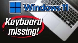 Fix Keyboard Missing In Device Manager / Keyboard Not Showing In Windows 11