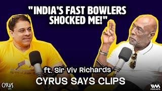 "Indian Pacers Look Stronger Than West Indies!" ft. Sir Viv Richards