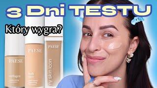 TESTUJĘ podkłady PAESE - My Skin Icon, Satin Bush oraz Collagen - Który WYGRA?